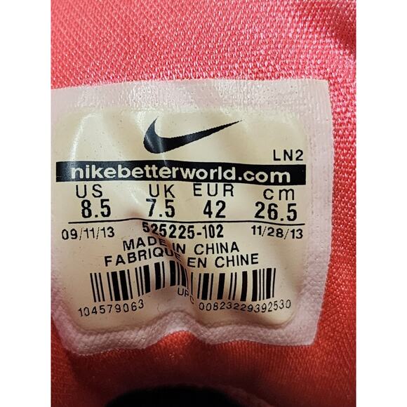 Mens Nike Air NFL Miami Dolphins Speed Turf 525225-102 Aqua Orange Men's 8.5 - Picture 11 of 12